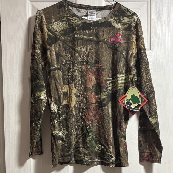 Ladies Missy Oak Camo Long Sleeve Shirt - Picture 1 of 4